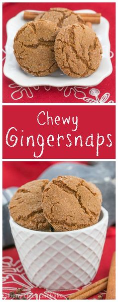 Chewy Gingersnaps #SundaySupper