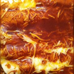 Chicken & Bean Enchiladas