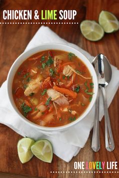 Chicken & Lime Soup (gf, df, paleo, whole30