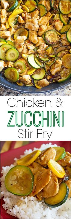 Chicken and Zucchini Stir Fry