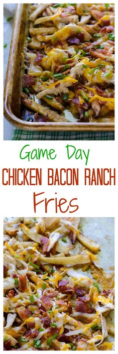 Chicken Bacon Ranch Fries