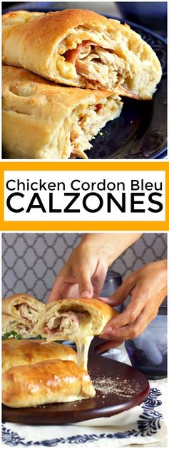 Chicken Cordon Bleu Calzones