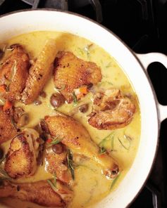 Chicken Fricassee (Fricassee de Poulet a L'Ancienne