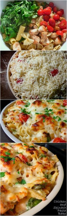 Chicken 'n' Spinach Pasta Bake