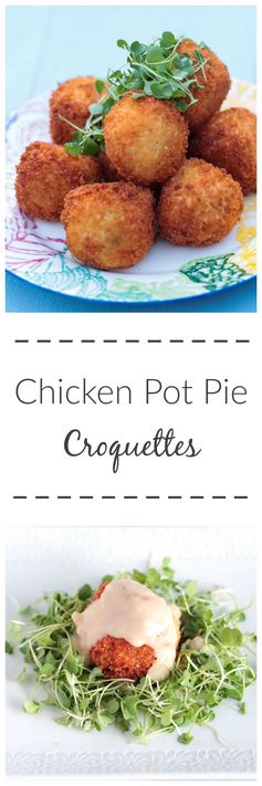 Chicken Pot Pie Croquettes