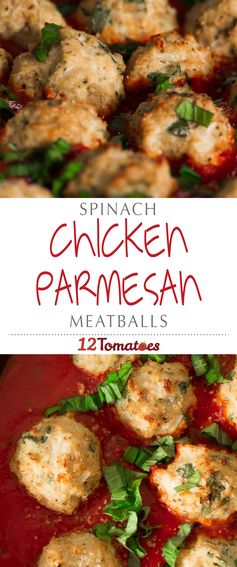 Chicken Spinach Meatballs