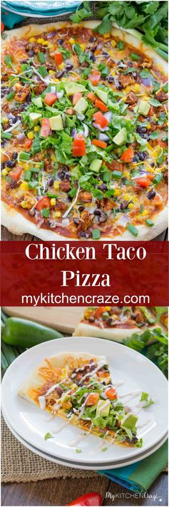 Chicken Taco Pizza