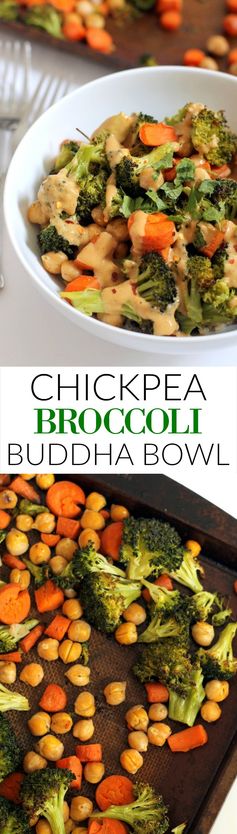 Chickpea Broccoli Buddha Bowl