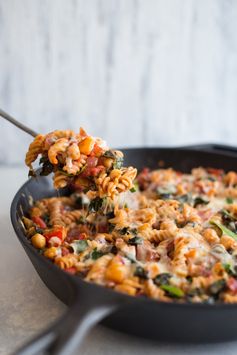 Chickpea Pasta with Smoked Mozzarella