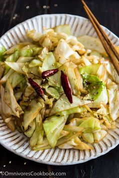 Chinese 4-Ingredient Fried Cabbage