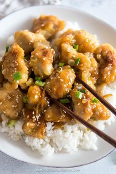 Chinese Orange Chicken (Crispy Chicken without Deep Frying