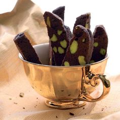 Chocolate-and-Pistachio Biscotti