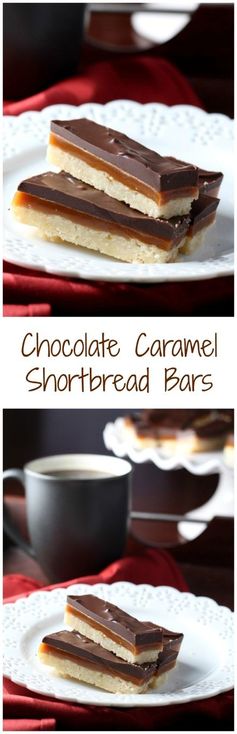 Chocolate Caramel Shortbread Bars
