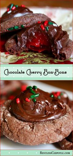 Chocolate Cherry Bon Bons