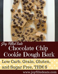 Chocolate Chip Cookie Dough Bark