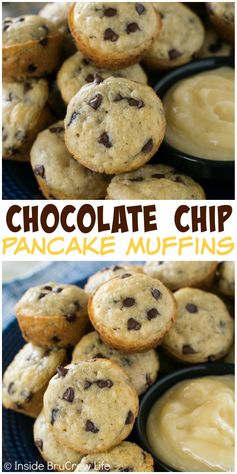 Chocolate Chip Pancake Muffins