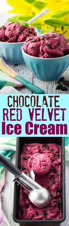 Chocolate Chunk Beet Ice Cream