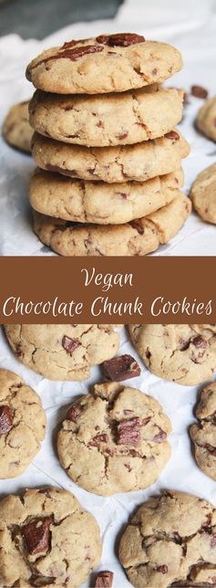 Chocolate Chunk Olive Oil Cookies (Eggless