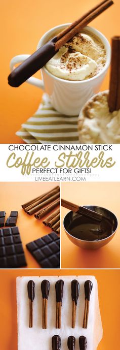 Chocolate Cinnamon Stick Coffee Stirrers