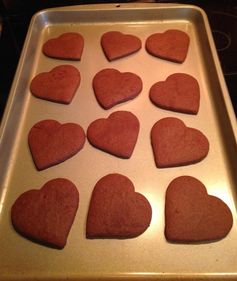 Chocolate Cocoa Shortbread Cookies