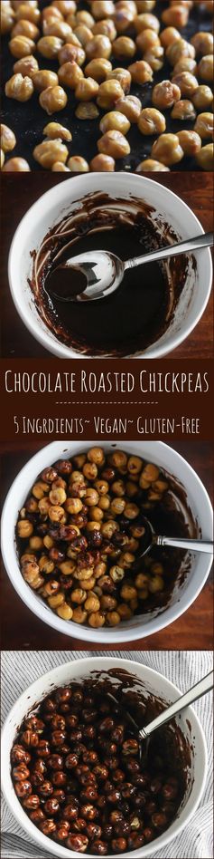 Chocolate Covered Roasted Chickpeas