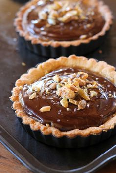 Chocolate Date Caramel Tart (Gluten Free, Vegan