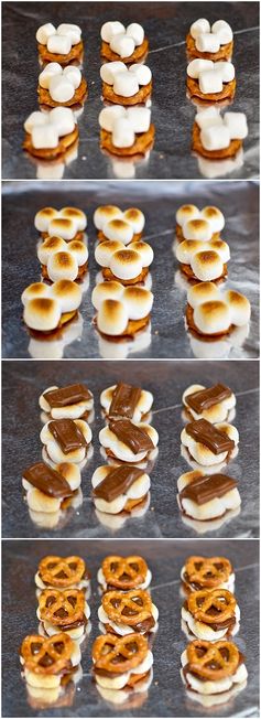 Chocolate Dipped Pretzel S'mores