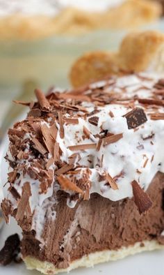 Chocolate French Silk Pie