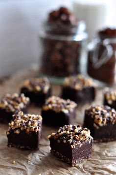 Chocolate Hazelnut Truffle Squares