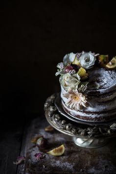 Chocolate Layer Cake with Fig Jam & Mascarpone, and a Pep Talk for all Aspiring Photographers Out There