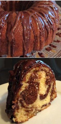 Chocolate Marble Pound Cake