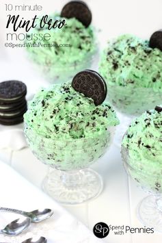 Chocolate Mint Oreo Mousse