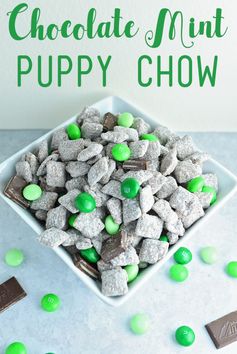 Chocolate Mint Puppy Chow