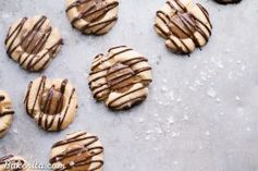 Chocolate Mint Shortbread Cookies