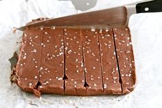 Chocolate Nutella & Sea Salt Fudge