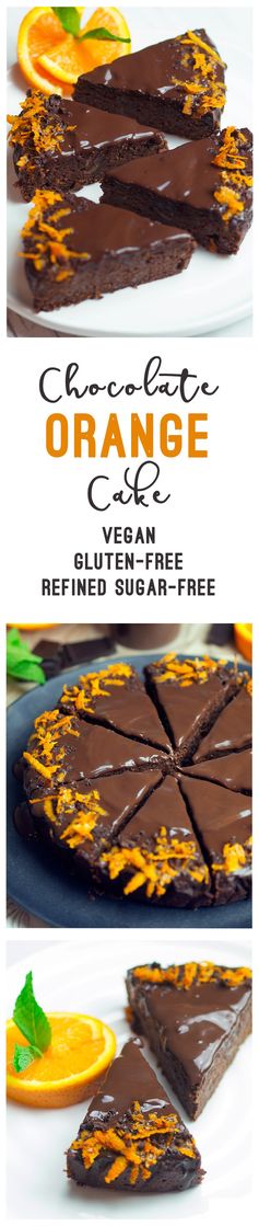 Chocolate Orange Cake (Vegan & Gluten-free