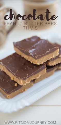 Chocolate Peanut Butter Bars THM:S