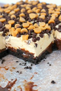 Chocolate Peanut Butter Mousse Bars