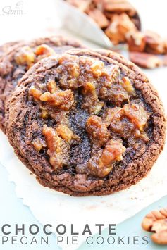 Chocolate Pecan Pie Cookies