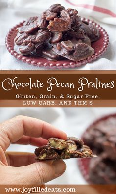 Chocolate Pecan Pralines