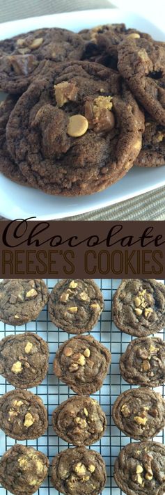 Chocolate Reese’s Cookies