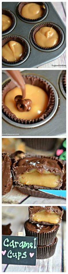 Chocolate Salted Caramel Cups