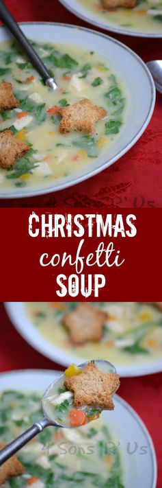 Christmas Confetti Chicken Soup