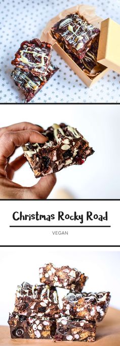 Christmas Vegan Rocky Road