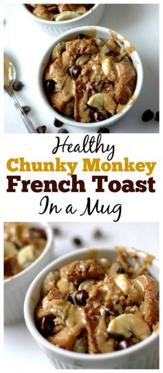 Chunky Monkey French Toast Mug Cake