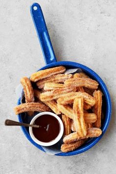 Churros with Chocolate Dipping Sauce