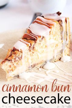 Cinnamon Bun Cheesecake