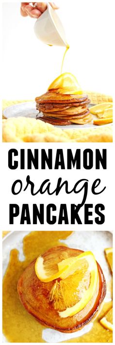 Cinnamon orange pancakes