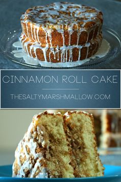 Cinnamon Roll Cake