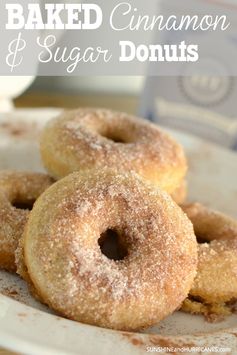 Cinnamon Sugar Baked Donut